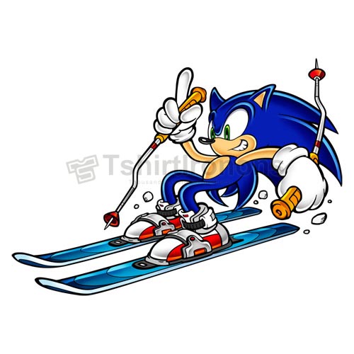 Sonic the Hedgehog T-shirts Iron On Transfers N7959